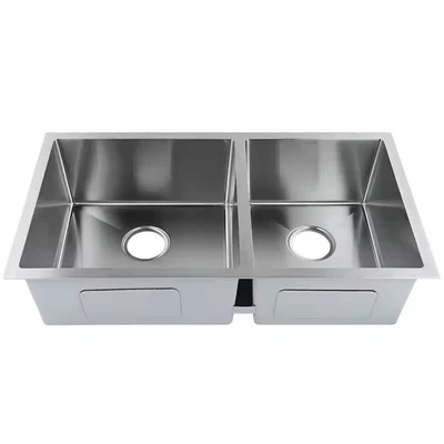 Wastafel Dapur Undermount Mangkuk Ganda