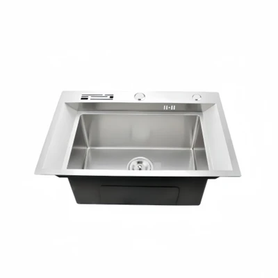 Wastafel Dapur Stainless Steel Mangkuk Tunggal